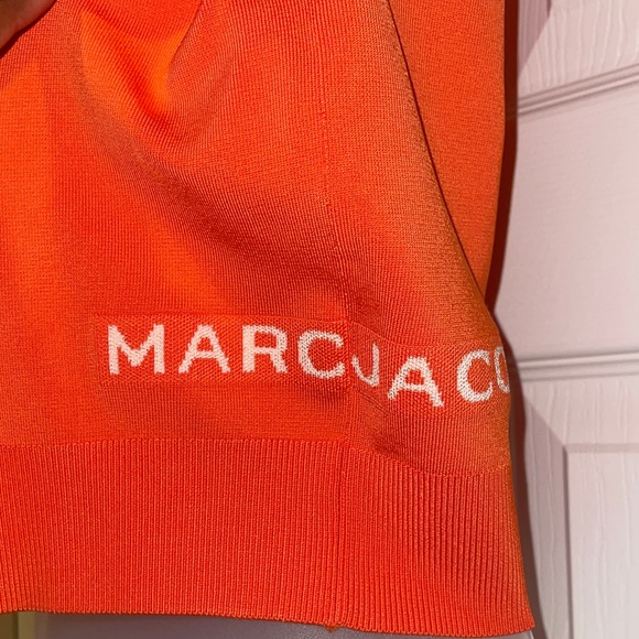 Marc Jacobs Orange Cropped Cardigan Medium - Picture 7 of 11